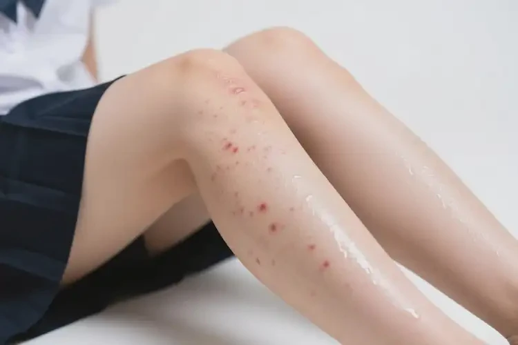 大学生大腿偶尔长湿疹可不可以根治(图1)