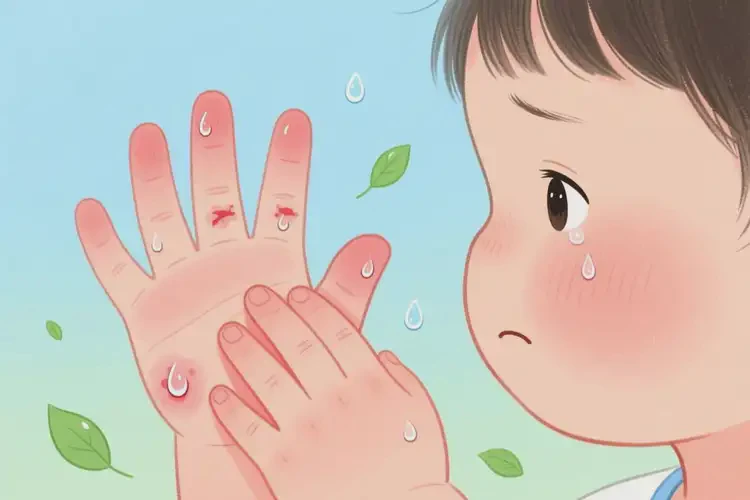 兒童手上經(jīng)常起濕疹可以治好嗎(圖3)