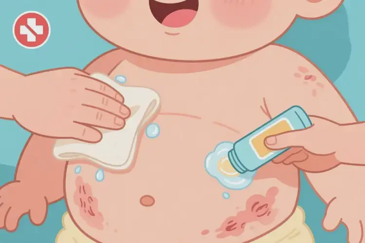 寶寶肚子偶爾起濕疹可以治好嗎(圖2)