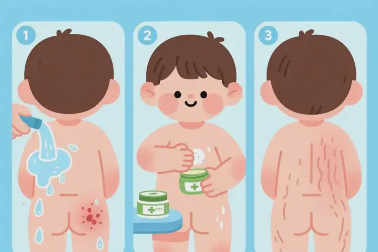 小孩屁股上經(jīng)常長濕疹可以治好嗎(圖2)