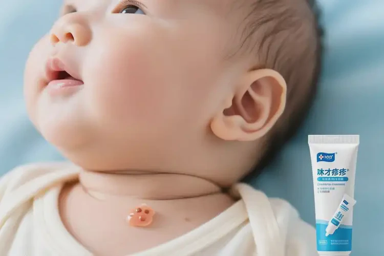 新生兒脖子上起濕疹可不可以根治(圖1)