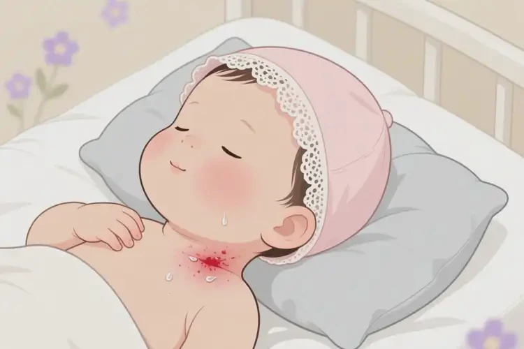 嬰幼兒脖子上偶爾起濕疹可以治好嗎(圖3)