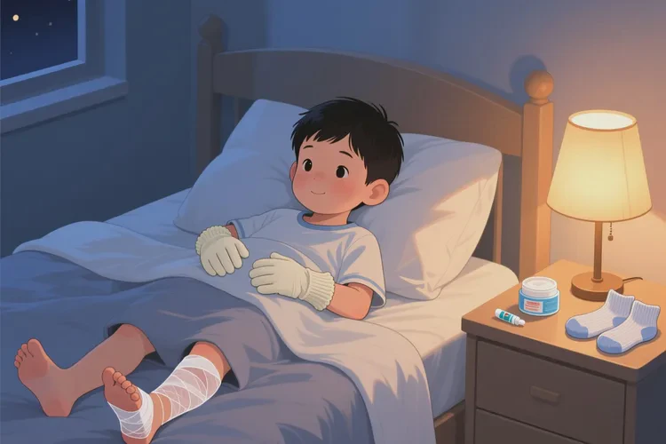 兒童腳上長濕疹可以治愈嗎(圖4)