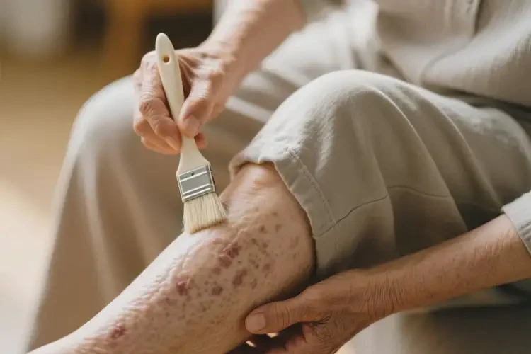 老人小腿出湿疹可以治好吗(图2)