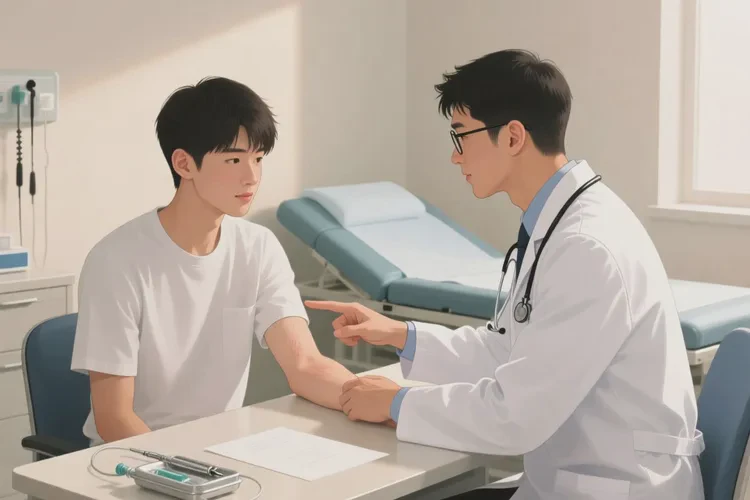 大學(xué)生手臂偶爾長濕疹能靠自己自愈嗎(圖4)