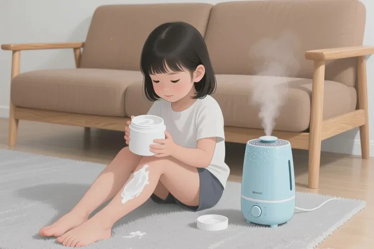 兒童小腿上出現(xiàn)濕疹可以治愈嗎(圖2)