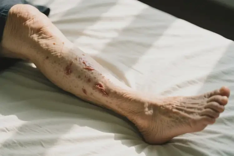 高齡老人小腿上出濕疹可以治好嗎(圖2)