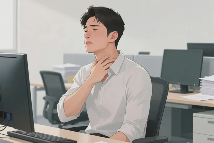 男人脖子出現(xiàn)濕疹能靠自己自愈嗎(圖1)