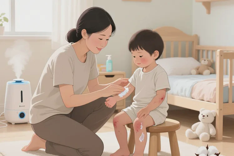 兒童四肢長(zhǎng)濕疹可以治愈嗎(圖1)