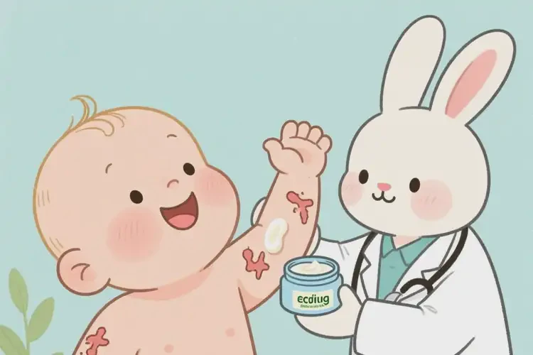 嬰幼兒手臂有濕疹可以治好嗎(圖3)