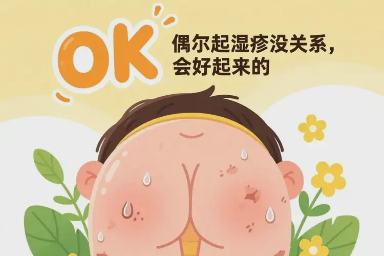 儿童屁股偶尔起湿疹可以治好吗(图1)