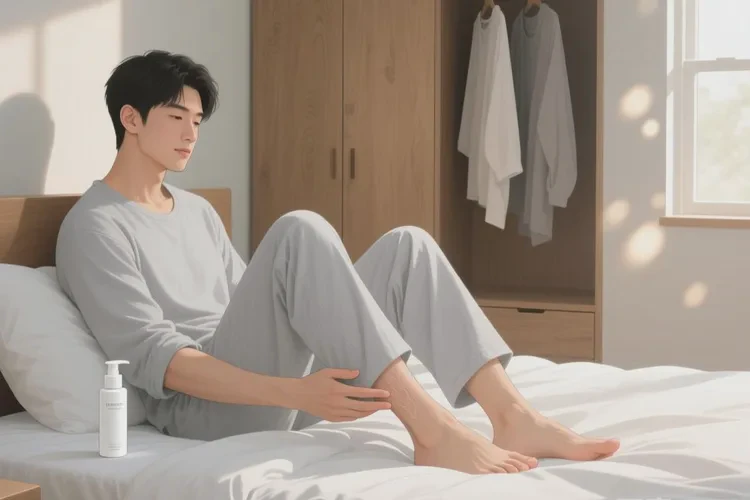 男人小腿上偶爾長濕疹能靠自己自愈嗎(圖1)