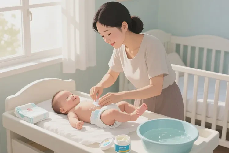 少兒屁股上起濕疹可以治愈嗎(圖1)