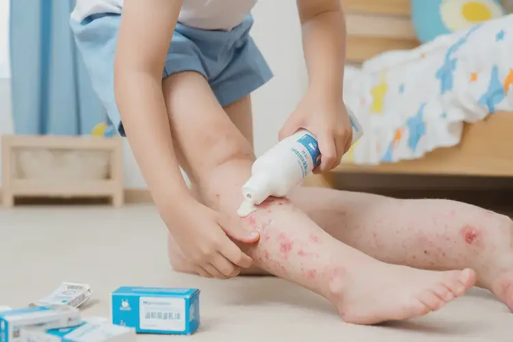 兒童大腿出現(xiàn)濕疹可以治好嗎(圖2)