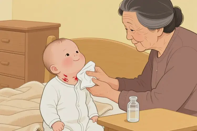 新生兒脖子起濕疹可以治好嗎(圖2)