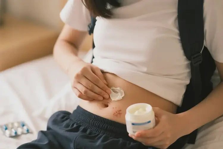 大學(xué)生肚子上長濕疹可不可以根治(圖3)