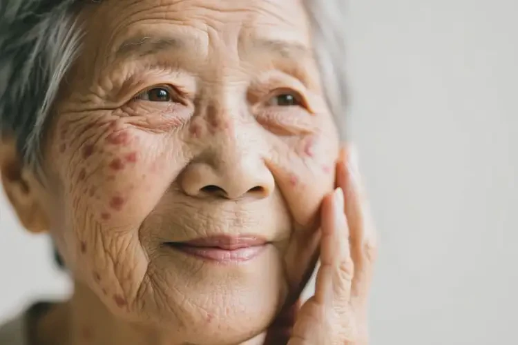 老年人臉上長濕疹可以治好嗎(圖2)