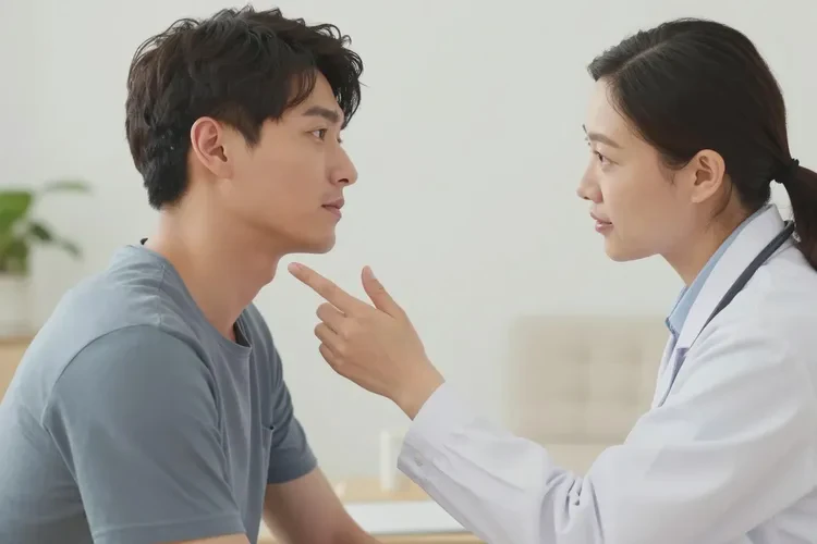 男人脖子偶爾起濕疹能靠自己自愈嗎(圖1)