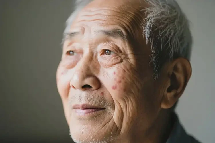 老人臉上出濕疹可以治好嗎(圖2)