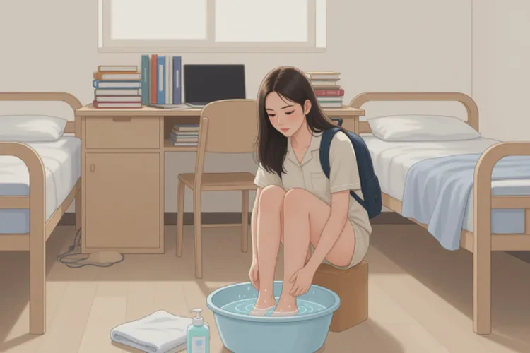 大學(xué)生腳上容易長濕疹能靠自己自愈嗎(圖3)