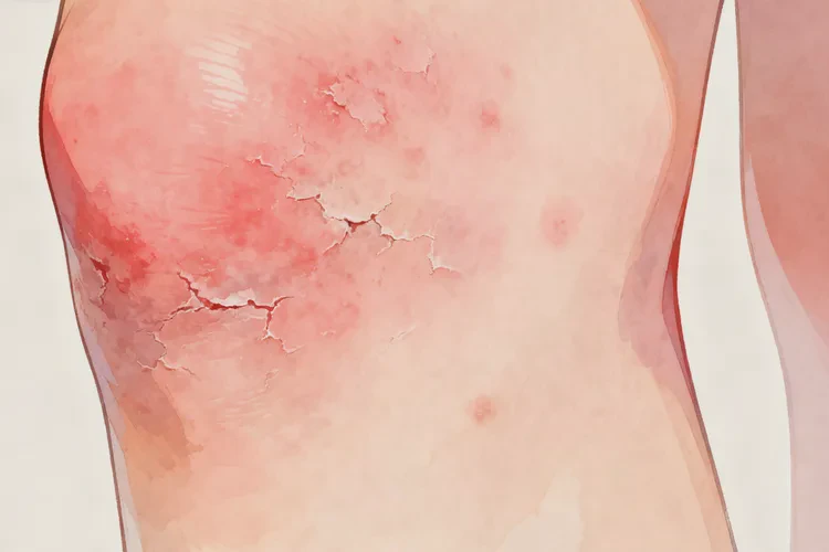 孩子肚子偶爾長濕疹可以治愈嗎(圖2)