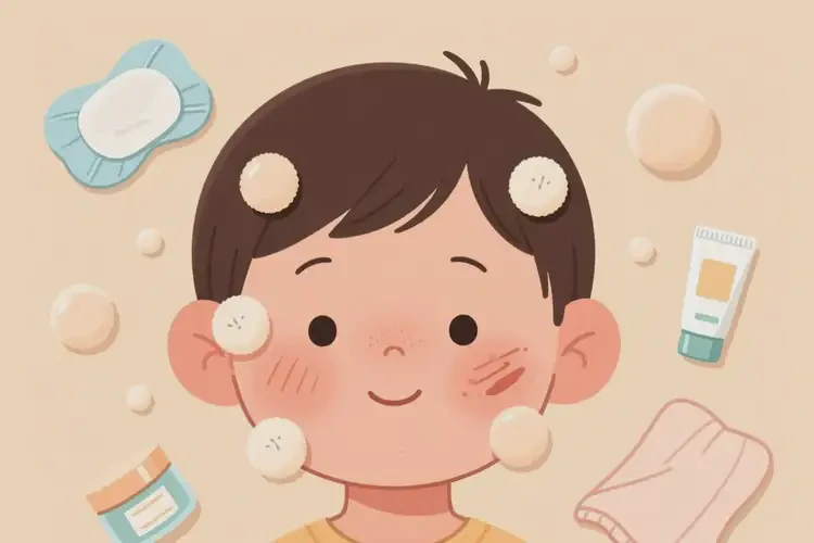 小孩面部容易長濕疹可以治好嗎(圖3)