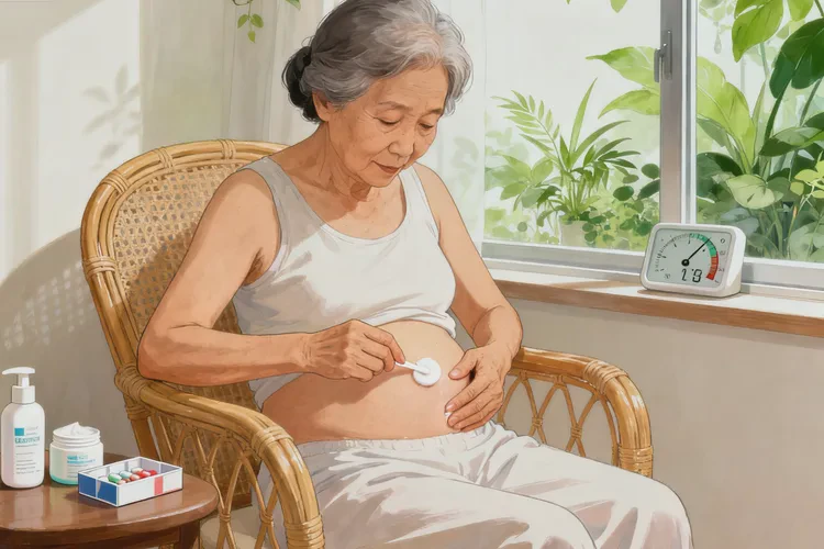 老年人肚子经常长湿疹能靠自己自愈吗(图3)