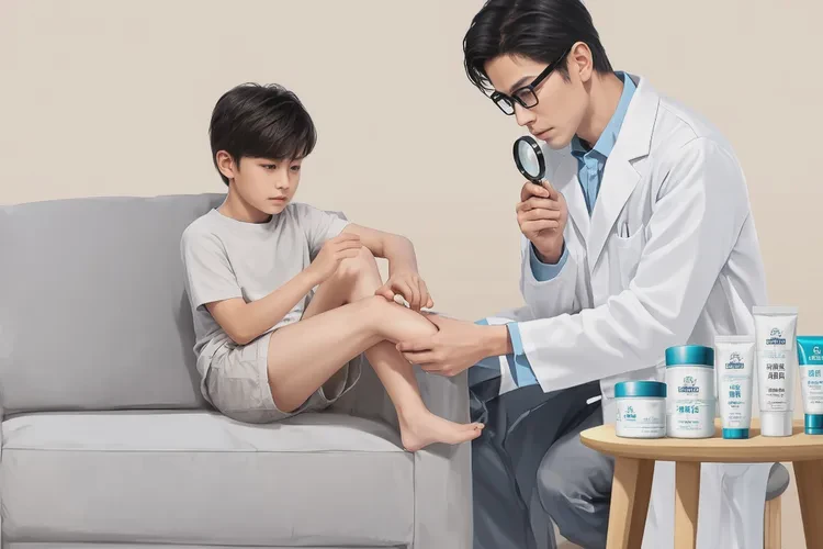 孩子大腿上有濕疹可以治愈嗎(圖1)