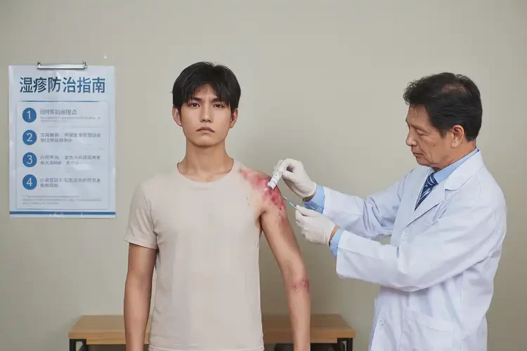 男生全身出現(xiàn)濕疹可以治好嗎(圖3)