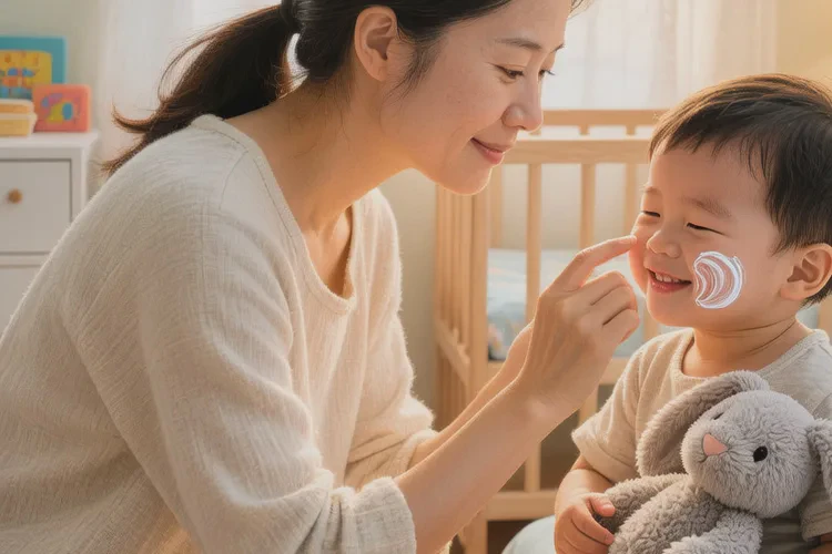 孩子臉上經(jīng)常長濕疹可以治愈嗎(圖1)