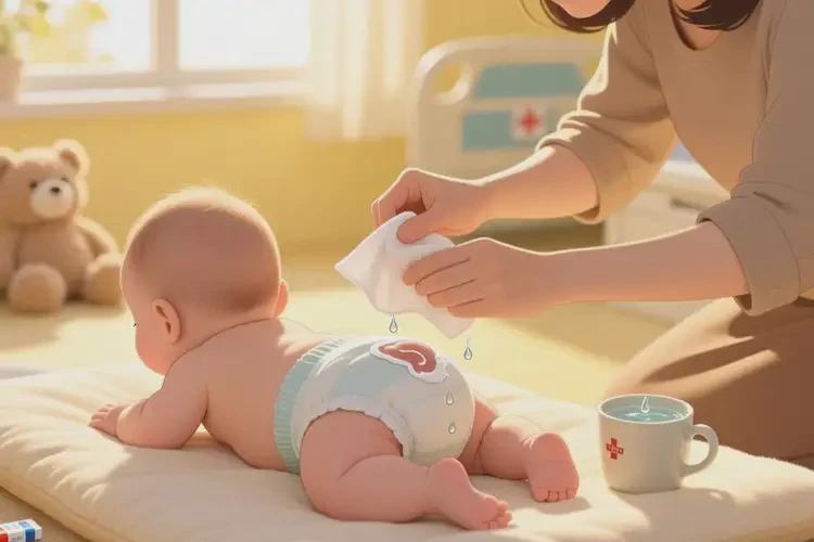 嬰兒肛周容易起濕疹可以治好嗎(圖1)