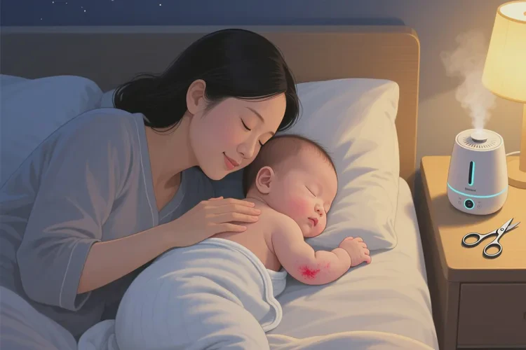 嬰兒手臂起濕疹可以治愈嗎(圖2)