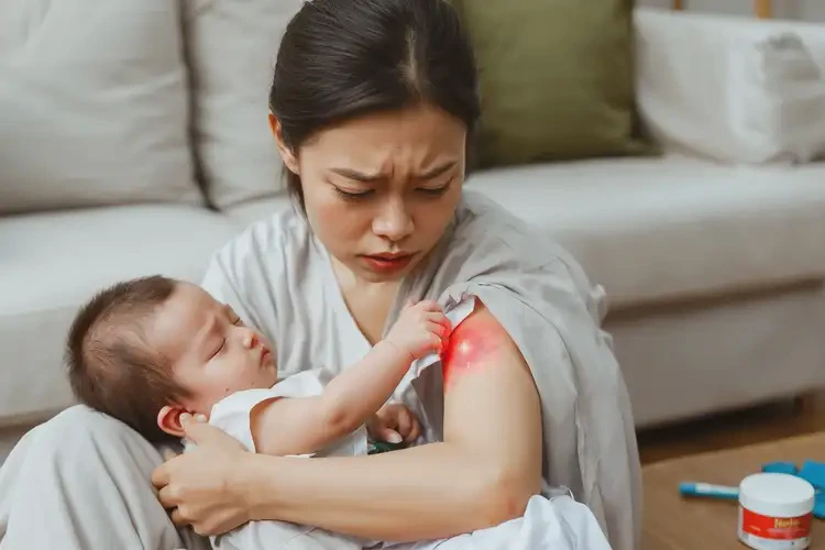 哺乳期媽媽手臂上出現(xiàn)濕疹可以治好嗎(圖4)