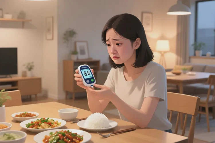 28歲晚餐血糖8點8是怎么回事(圖1)