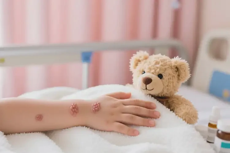 孩子手上出现湿疹可以治好吗(图1)