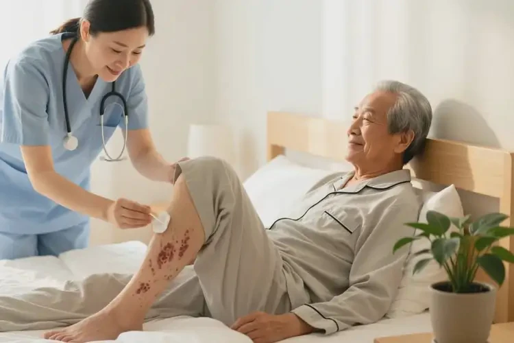 老人大腿上長(zhǎng)濕疹可以治好嗎(圖3)