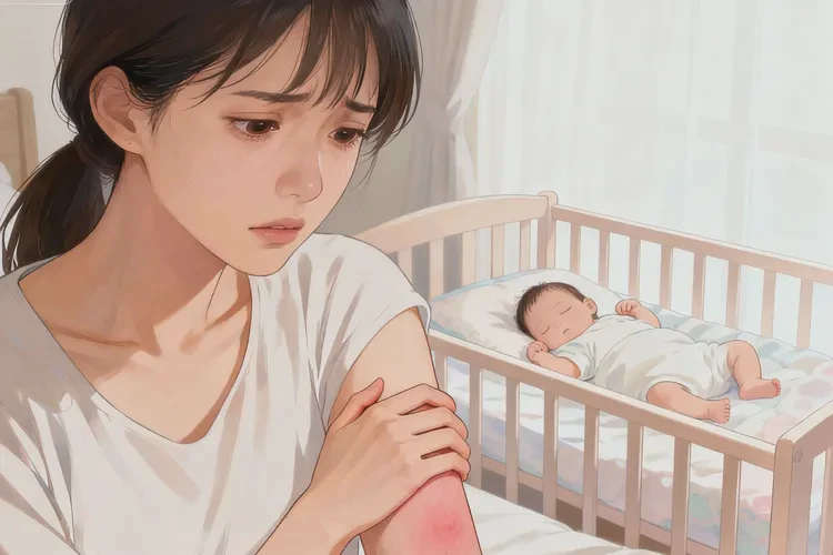 哺乳期媽媽四肢起濕疹能靠自己自愈嗎(圖1)