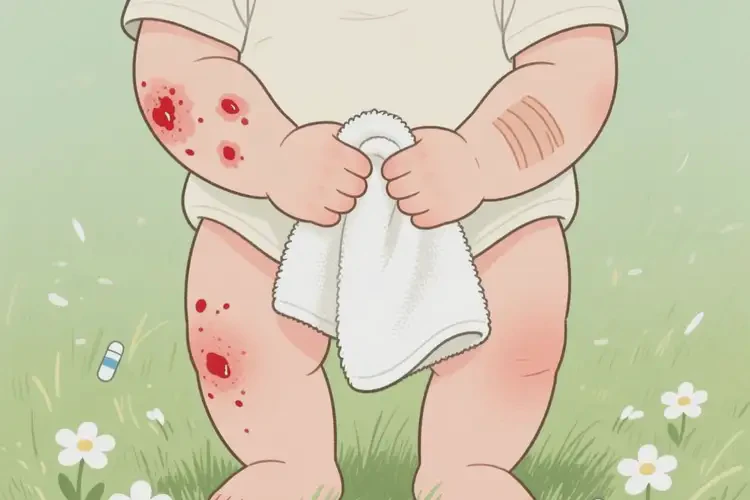 寶寶四肢出現(xiàn)濕疹可以治好嗎(圖3)