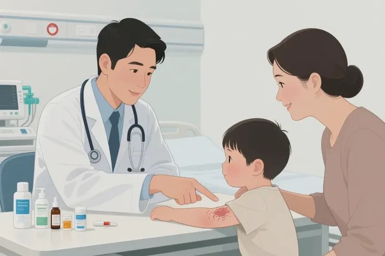 孩子手臂偶爾長(zhǎng)濕疹可以治愈嗎(圖4)