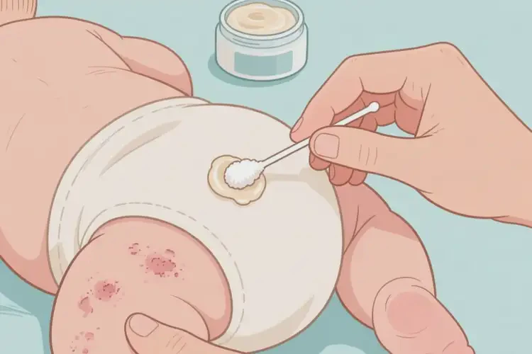 新生兒屁股上經(jīng)常長濕疹可以治好嗎(圖4)