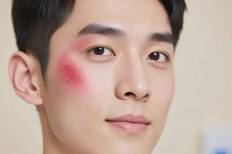 男性面部出現(xiàn)濕疹可以治好嗎(圖4)