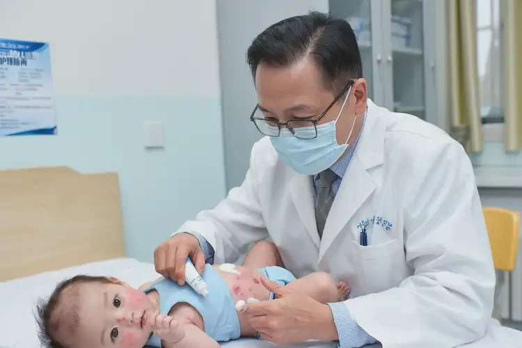 寶寶肚子出現(xiàn)濕疹可以治好嗎(圖3)