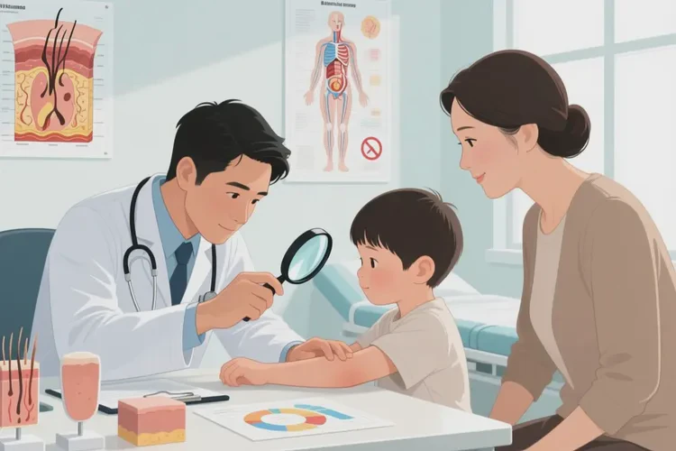 少兒全身經(jīng)常起濕疹可以治愈嗎(圖2)