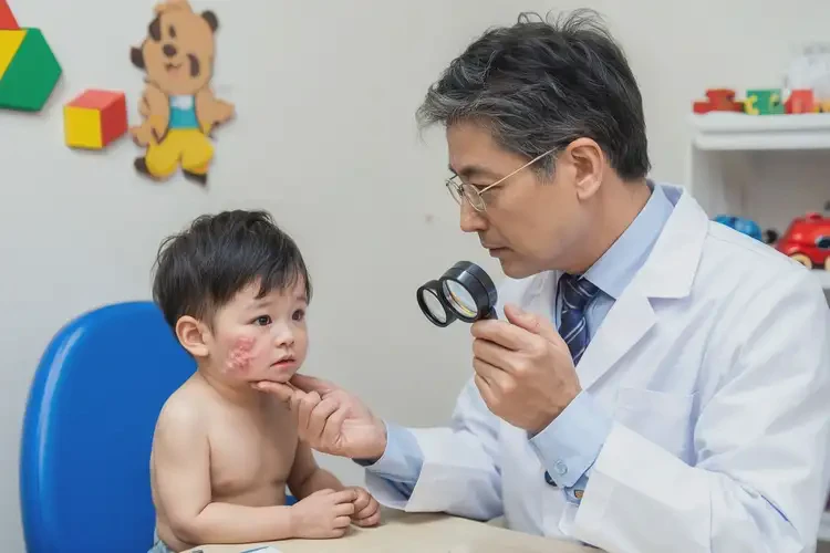 幼兒面部有濕疹可以治好嗎(圖3)