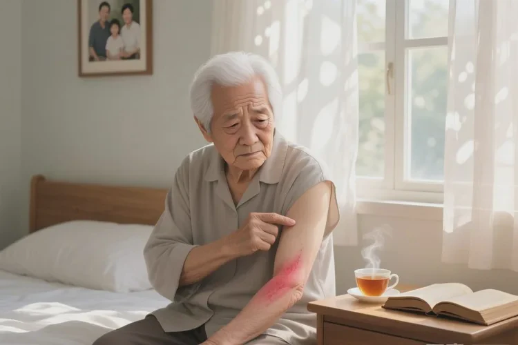 高齡老人四肢出濕疹能靠自己自愈嗎(圖1)