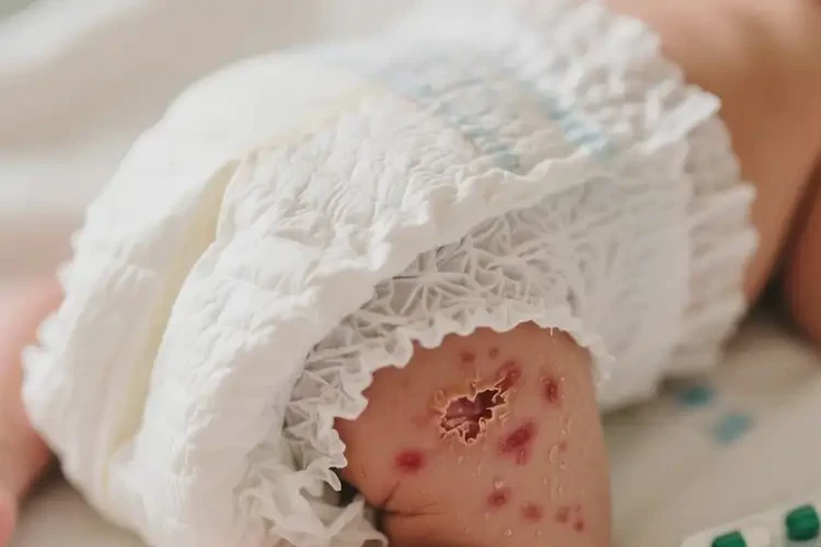 新生兒屁股上偶爾起濕疹可不可以根治(圖2)