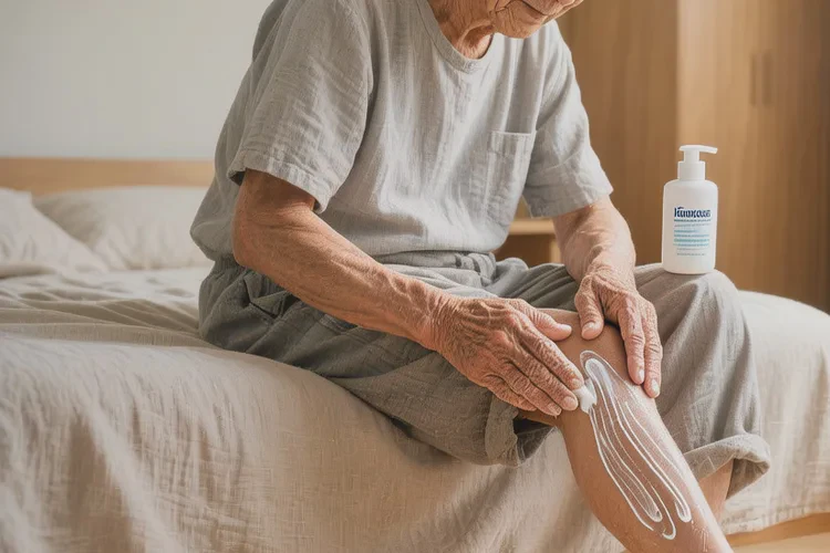 老年人大腿上經(jīng)常起濕疹可以治愈嗎(圖1)