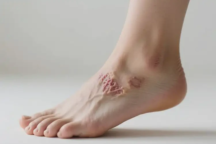 女人腳上經(jīng)常起濕疹可不可以根治(圖1)