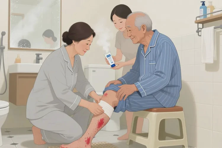 高齡老人小腿偶爾起濕疹能靠自己自愈嗎(圖2)