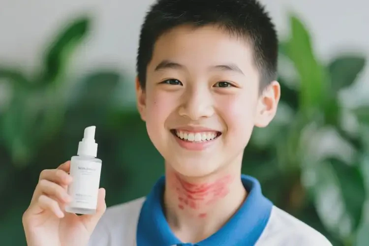 中學生脖子容易長濕疹可以治好嗎(圖3)